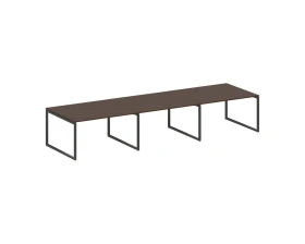 Перег. стол (3 столешницы) на О-оразном м/к 4200x1235x750 Метал Систем Куатро 4х4 / Metal System Quattro 4x4 images