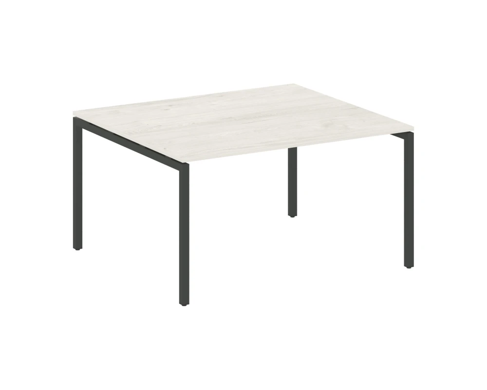 Переговорный стол (1 столешница) на П-образном м/к 1400x1235x750 Метал Систем Куатро 4х4 / Metal System Quattro 4x4