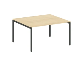 Переговорный стол (1 столешница) на П-образном м/к 1400x1235x750 Метал Систем Куатро 4х4 / Metal System Quattro 4x4 images