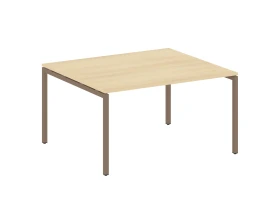Переговорный стол (1 столешница) на П-образном м/к 1400x1235x750 Метал Систем Куатро 4х4 / Metal System Quattro 4x4 images