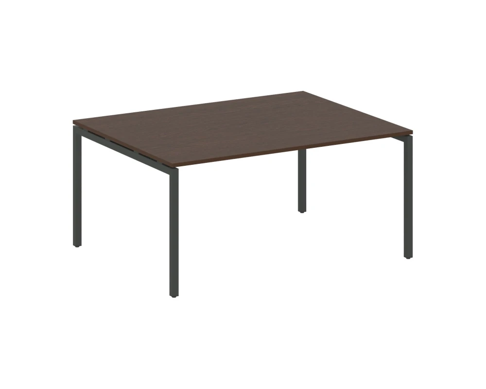 Переговорный стол (1 столешница) на П-образном м/к 1600x1235x750 Метал Систем Куатро 4х4 / Metal System Quattro 4x4