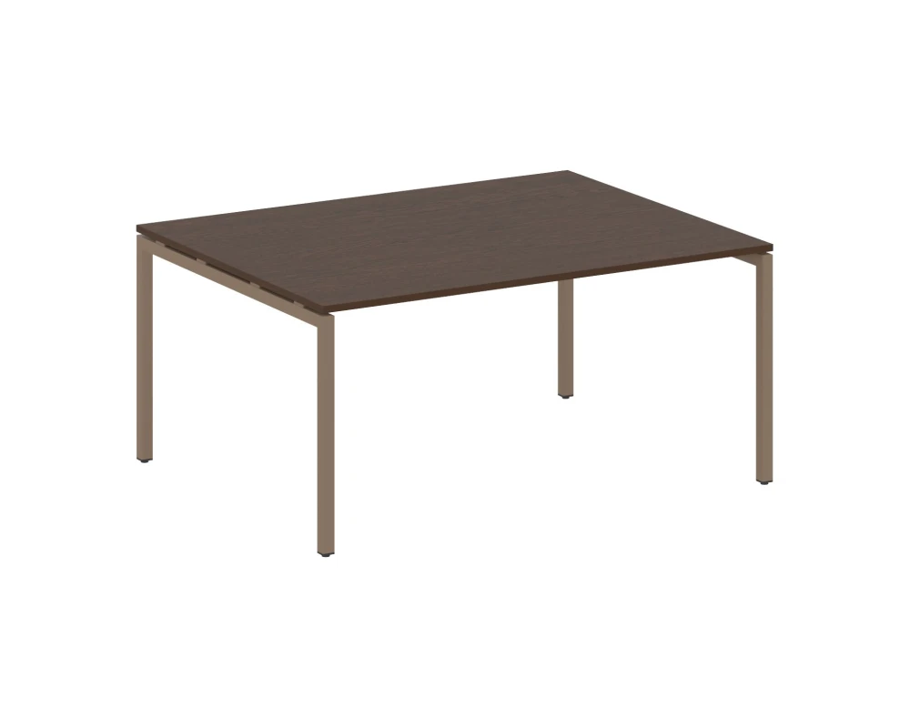 Переговорный стол (1 столешница) на П-образном м/к 1600x1235x750 Метал Систем Куатро 4х4 / Metal System Quattro 4x4