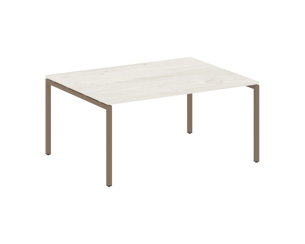Переговорный стол (1 столешница) на П-образном м/к 1600x1235x750 Метал Систем Куатро 4х4 / Metal System Quattro 4x4