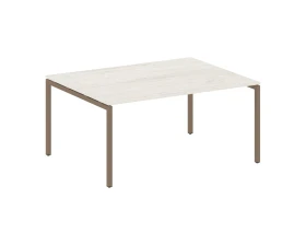 Переговорный стол (1 столешница) на П-образном м/к 1600x1235x750 Метал Систем Куатро 4х4 / Metal System Quattro 4x4 images