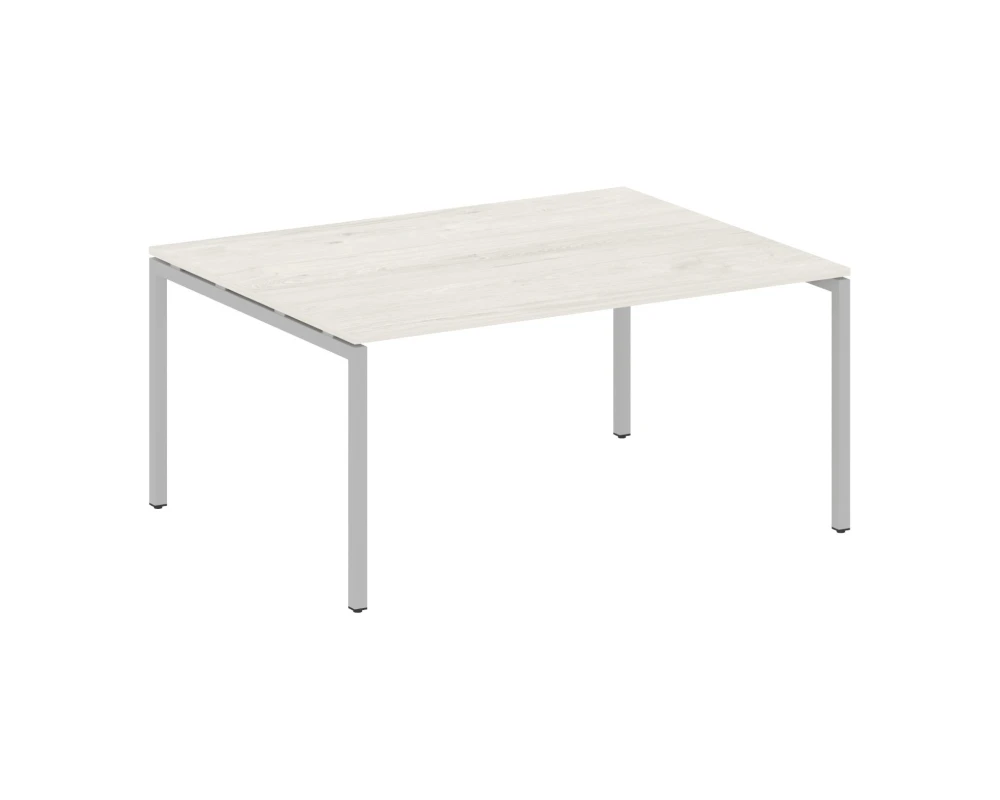 Переговорный стол (1 столешница) на П-образном м/к 1600x1235x750 Метал Систем Куатро 4х4 / Metal System Quattro 4x4