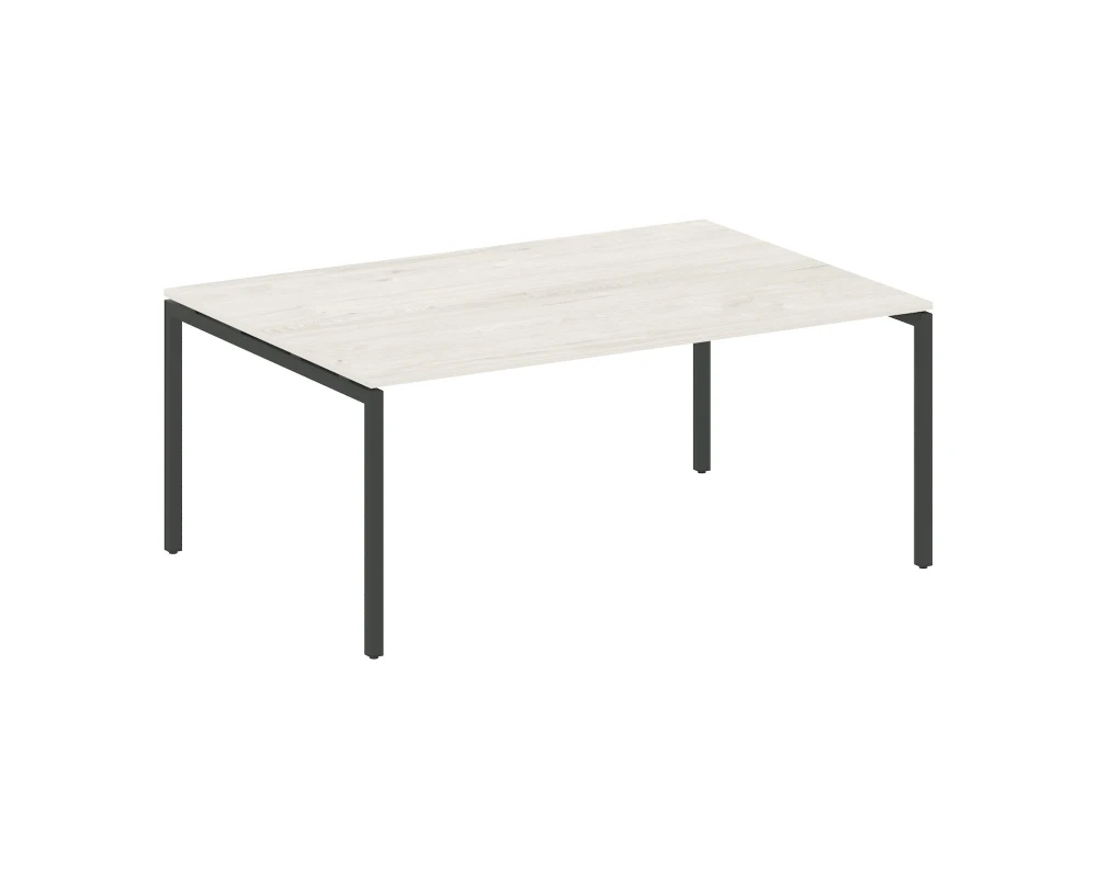 Переговорный стол (1 столешница) на П-образном м/к 1800x1235x750 Метал Систем Куатро 4х4 / Metal System Quattro 4x4