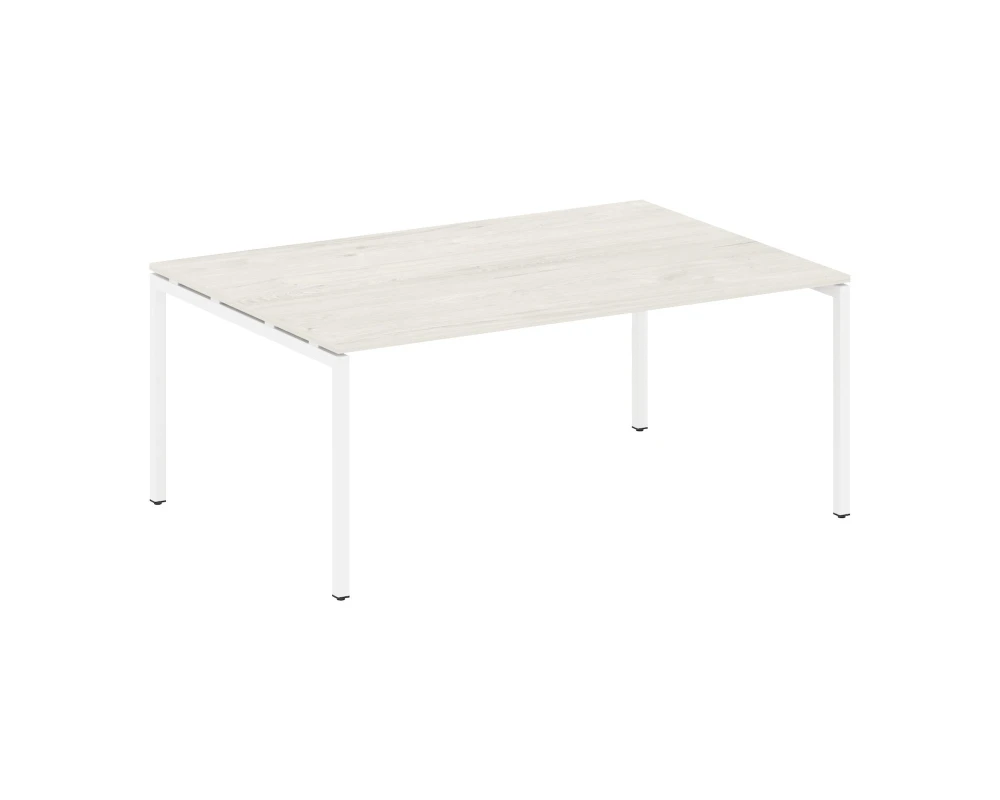 Переговорный стол (1 столешница) на П-образном м/к 1800x1235x750 Метал Систем Куатро 4х4 / Metal System Quattro 4x4