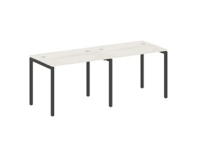 Рабочая станция на 2 места на П-образном м/к 2000x720x750 Метал Систем Куатро 4х4 / Metal System Quattro 4x4 images