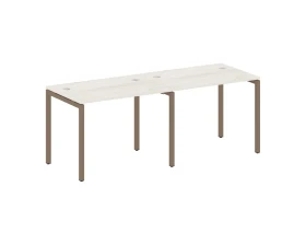 Рабочая станция на 2 места на П-образном м/к 2000x720x750 Метал Систем Куатро 4х4 / Metal System Quattro 4x4 images