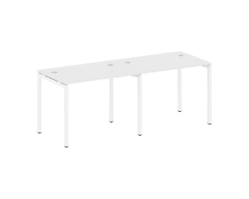 Рабочая станция на 2 места на П-образном м/к 2000x720x750 Метал Систем Куатро 4х4 / Metal System Quattro 4x4 images