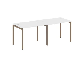 Рабочая станция на 2 места на П-образном м/к 2000x720x750 Метал Систем Куатро 4х4 / Metal System Quattro 4x4 images