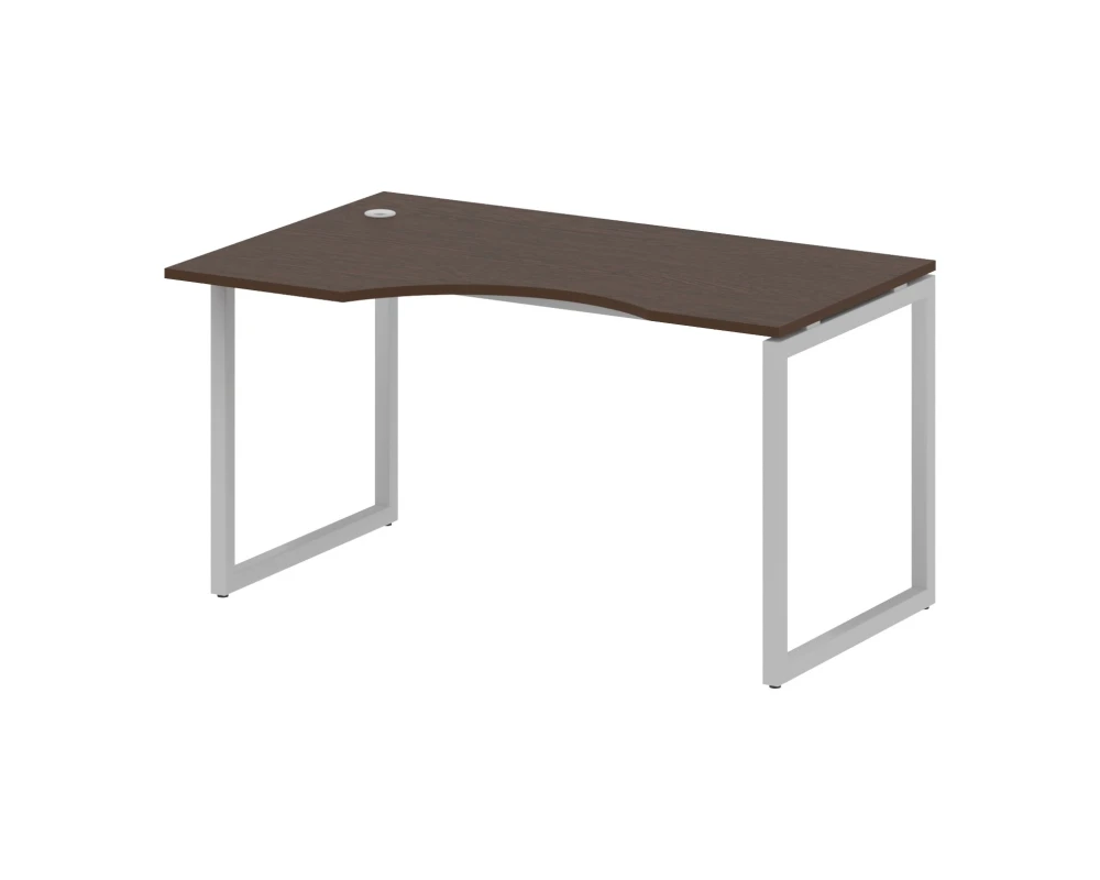 Стол криволинейный левый на О-образном м/к 1400x900x750 Метал Систем Куатро 4х4 / Metal System Quattro 4x4