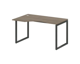 Стол криволинейный левый на О-образном м/к 1400x900x750 Метал Систем Куатро 4х4 / Metal System Quattro 4x4 images