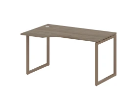 Стол криволинейный левый на О-образном м/к 1400x900x750 Метал Систем Куатро 4х4 / Metal System Quattro 4x4 images