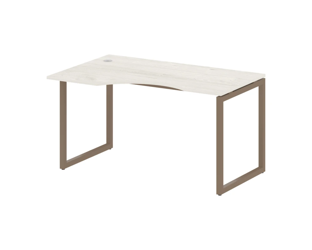 Стол криволинейный левый на О-образном м/к 1400x900x750 Метал Систем Куатро 4х4 / Metal System Quattro 4x4