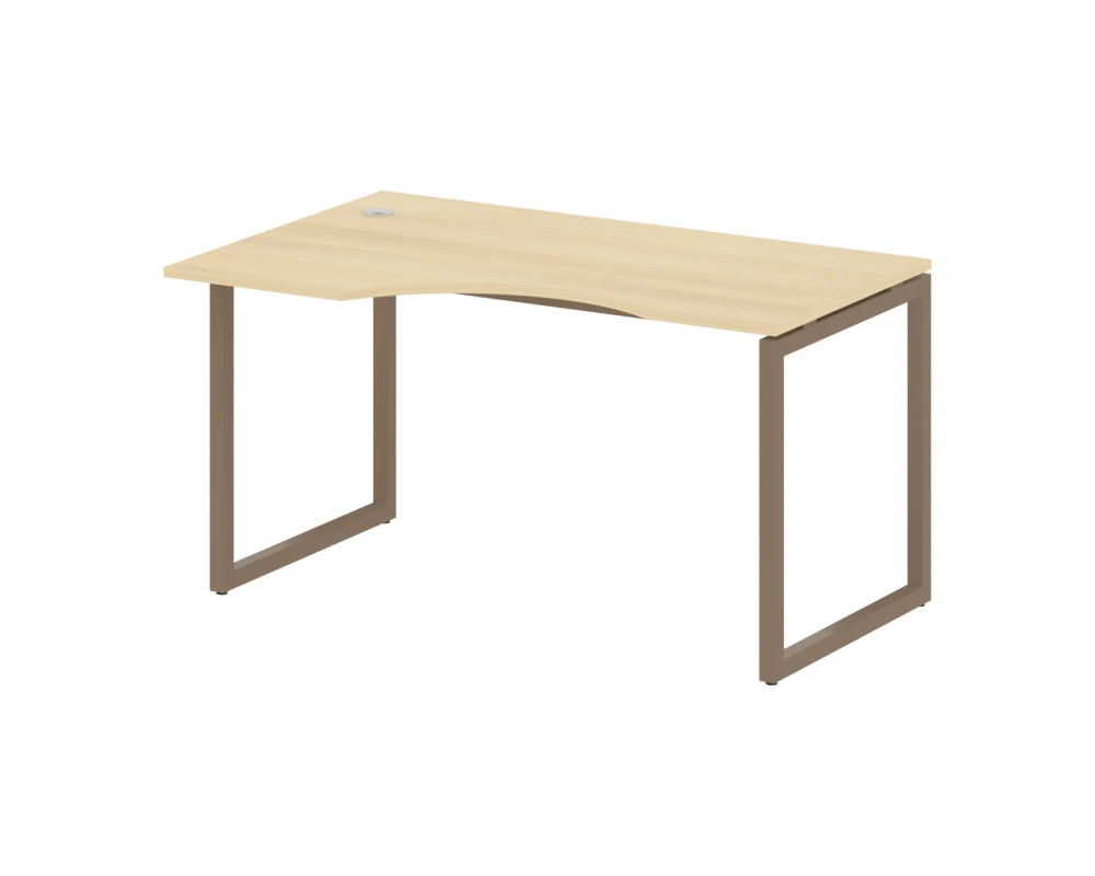 Стол криволинейный левый на О-образном м/к 1400x900x750 Метал Систем Куатро 4х4 / Metal System Quattro 4x4