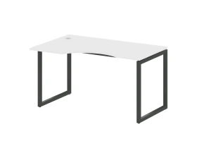 Стол криволинейный левый на О-образном м/к 1400x900x750 Метал Систем Куатро 4х4 / Metal System Quattro 4x4 images