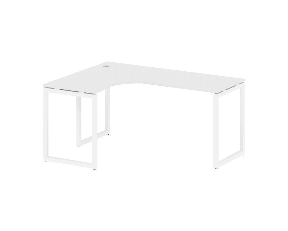 Стол криволинейный левый на О-образном м/к 1600x1200x750 Метал Систем Куатро 4х4 / Metal System Quattro 4x4