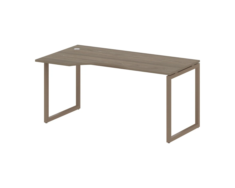 Стол криволинейный левый на О-образном м/к 1600x900x750 Метал Систем Куатро 4х4 / Metal System Quattro 4x4