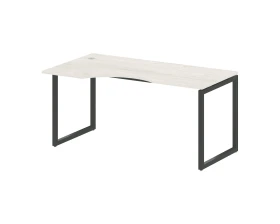 Стол криволинейный левый на О-образном м/к 1600x900x750 Метал Систем Куатро 4х4 / Metal System Quattro 4x4 images