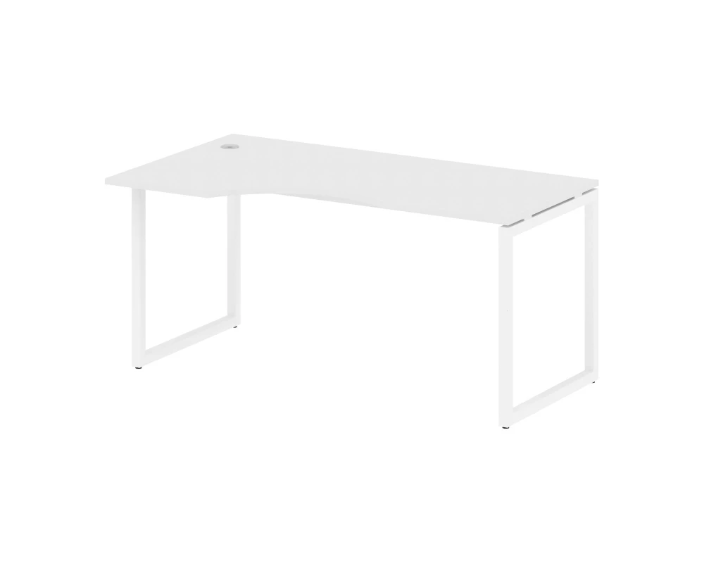 Стол криволинейный левый на О-образном м/к 1600x900x750 Метал Систем Куатро 4х4 / Metal System Quattro 4x4