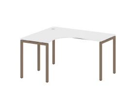 Стол криволинейный левый на П-образном м/к 1400x1200x750 Метал Систем Куатро 4х4 / Metal System Quattro 4x4 images