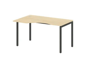 Стол криволинейный левый на П-образном м/к 1400x900x750 Метал Систем Куатро 4х4 / Metal System Quattro 4x4 images