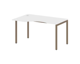 Стол криволинейный левый на П-образном м/к 1400x900x750 Метал Систем Куатро 4х4 / Metal System Quattro 4x4 images