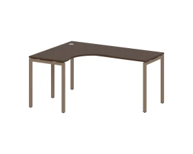 Стол криволинейный левый на П-образном м/к 1600x1200x750 Метал Систем Куатро 4х4 / Metal System Quattro 4x4 images