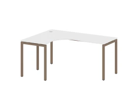 Стол криволинейный левый на П-образном м/к 1600x1200x750 Метал Систем Куатро 4х4 / Metal System Quattro 4x4 images