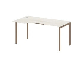 Стол криволинейный левый на П-образном м/к 1600x900x750 Метал Систем Куатро 4х4 / Metal System Quattro 4x4 images