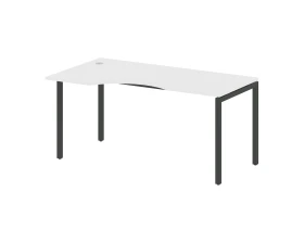 Стол криволинейный левый на П-образном м/к 1600x900x750 Метал Систем Куатро 4х4 / Metal System Quattro 4x4 images