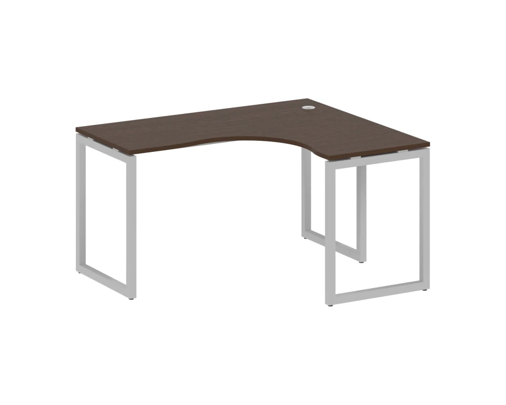 Стол криволинейный правый на О-образном м/к 1400x1200x750 Метал Систем Куатро 4х4 / Metal System Quattro 4x4