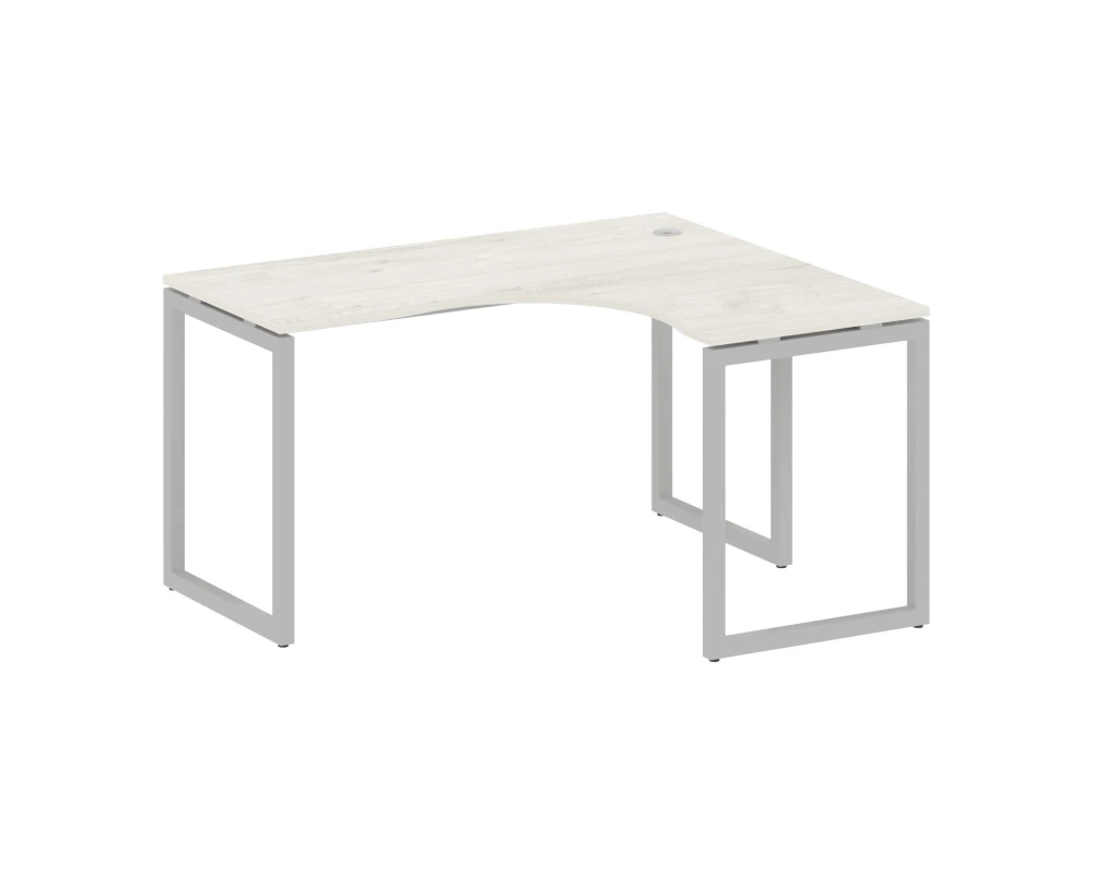 Стол криволинейный правый на О-образном м/к 1400x1200x750 Метал Систем Куатро 4х4 / Metal System Quattro 4x4