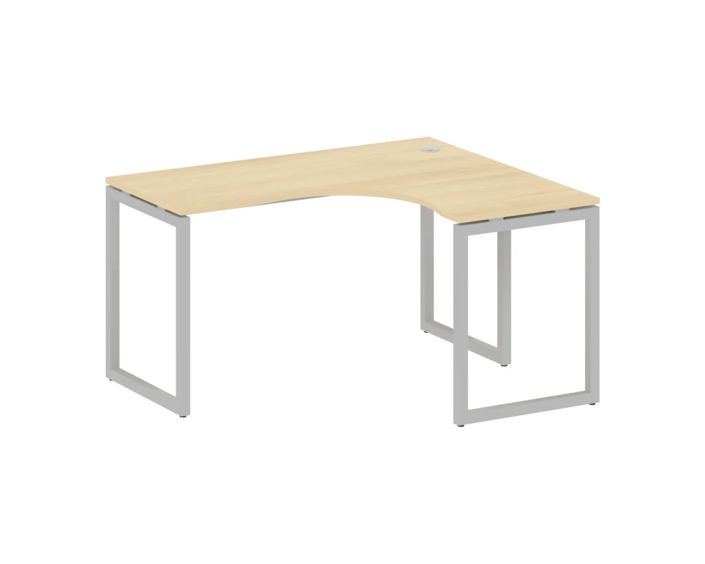 Стол криволинейный правый на О-образном м/к 1400x1200x750 Метал Систем Куатро 4х4 / Metal System Quattro 4x4