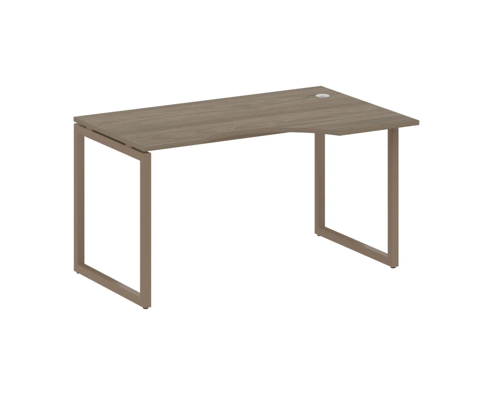 Стол криволинейный правый на О-образном м/к 1400x900x750 Метал Систем Куатро 4х4 / Metal System Quattro 4x4