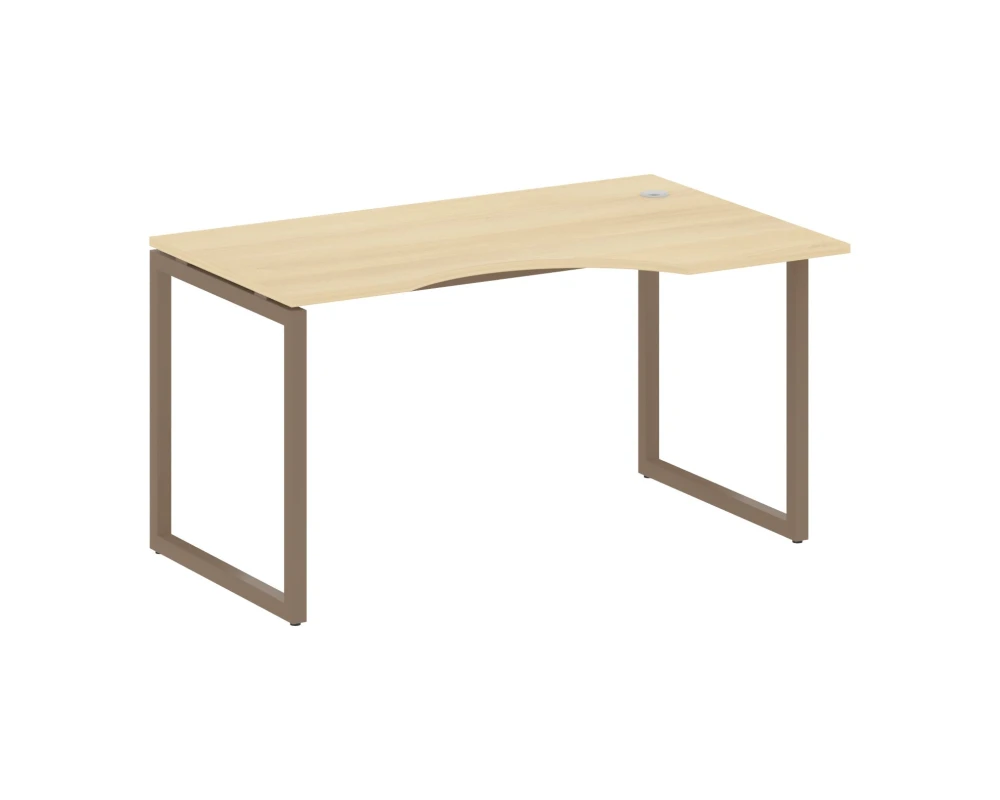 Стол криволинейный правый на О-образном м/к 1400x900x750 Метал Систем Куатро 4х4 / Metal System Quattro 4x4