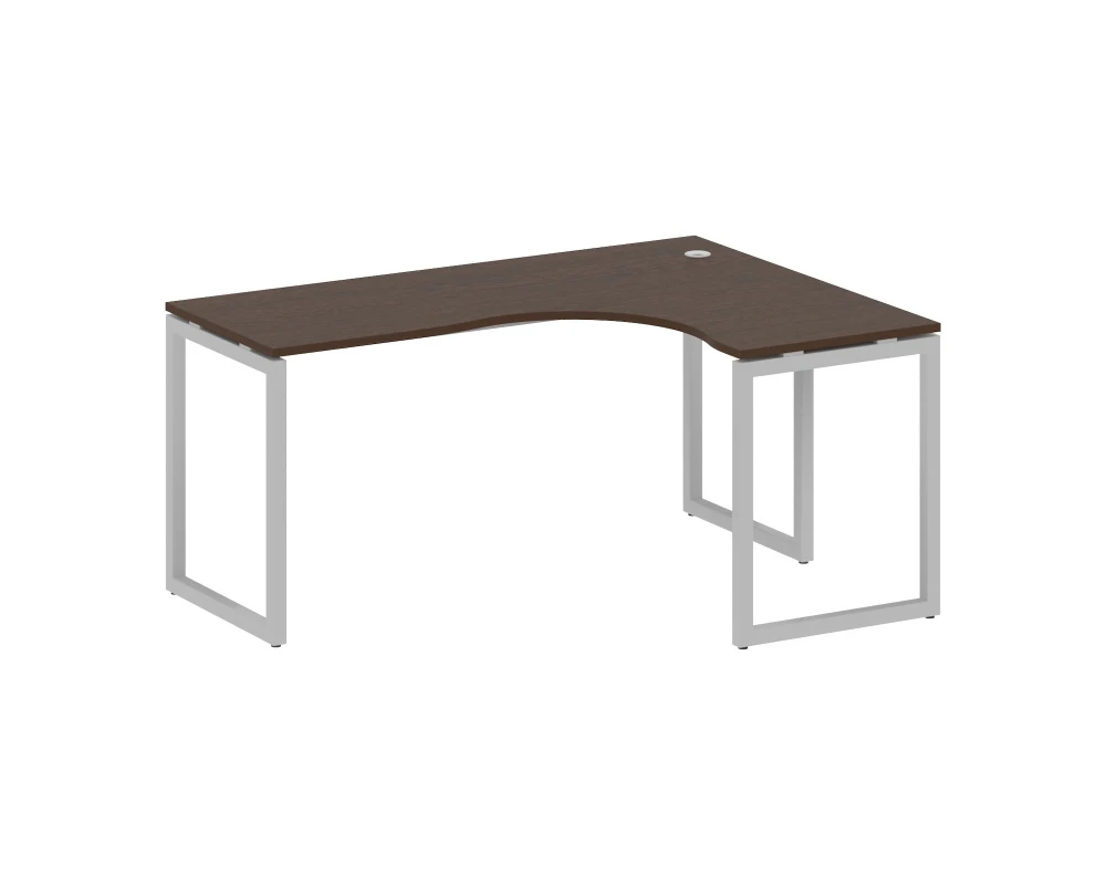 Стол криволинейный правый на О-образном м/к 1600x1200x750 Метал Систем Куатро 4х4 / Metal System Quattro 4x4