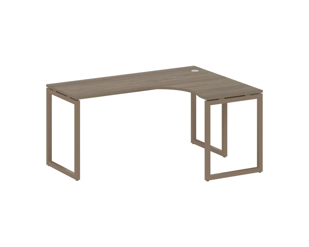 Стол криволинейный правый на О-образном м/к 1600x1200x750 Метал Систем Куатро 4х4 / Metal System Quattro 4x4