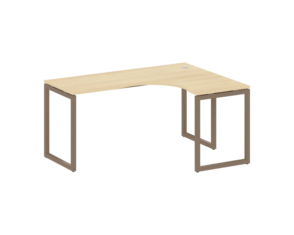 Стол криволинейный правый на О-образном м/к 1600x1200x750 Метал Систем Куатро 4х4 / Metal System Quattro 4x4