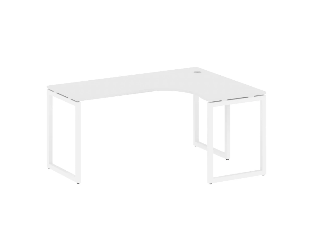 Стол криволинейный правый на О-образном м/к 1600x1200x750 Метал Систем Куатро 4х4 / Metal System Quattro 4x4