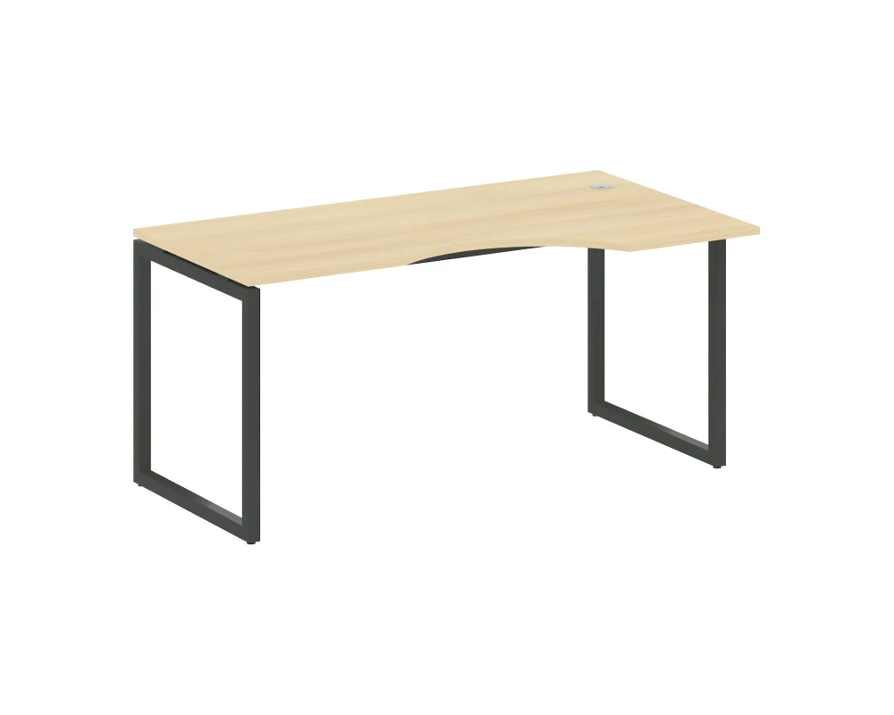 Стол криволинейный правый на О-образном м/к 1600x900x750 Метал Систем Куатро 4х4 / Metal System Quattro 4x4