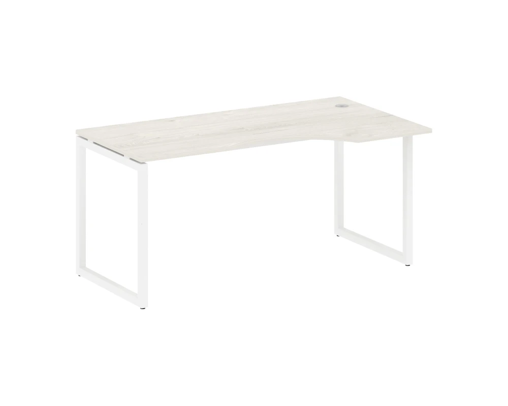 Стол криволинейный правый на О-образном м/к 1600x900x750 Метал Систем Куатро 4х4 / Metal System Quattro 4x4