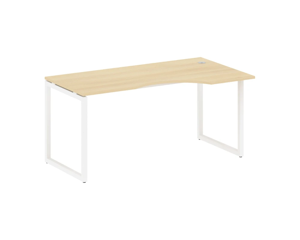 Стол криволинейный правый на О-образном м/к 1600x900x750 Метал Систем Куатро 4х4 / Metal System Quattro 4x4