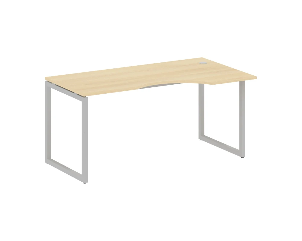 Стол криволинейный правый на О-образном м/к 1600x900x750 Метал Систем Куатро 4х4 / Metal System Quattro 4x4