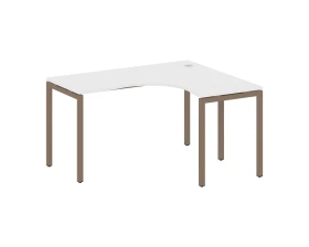 Стол криволинейный правый на П-образном м/к 1400x1200x750 Метал Систем Куатро 4х4 / Metal System Quattro 4x4 images