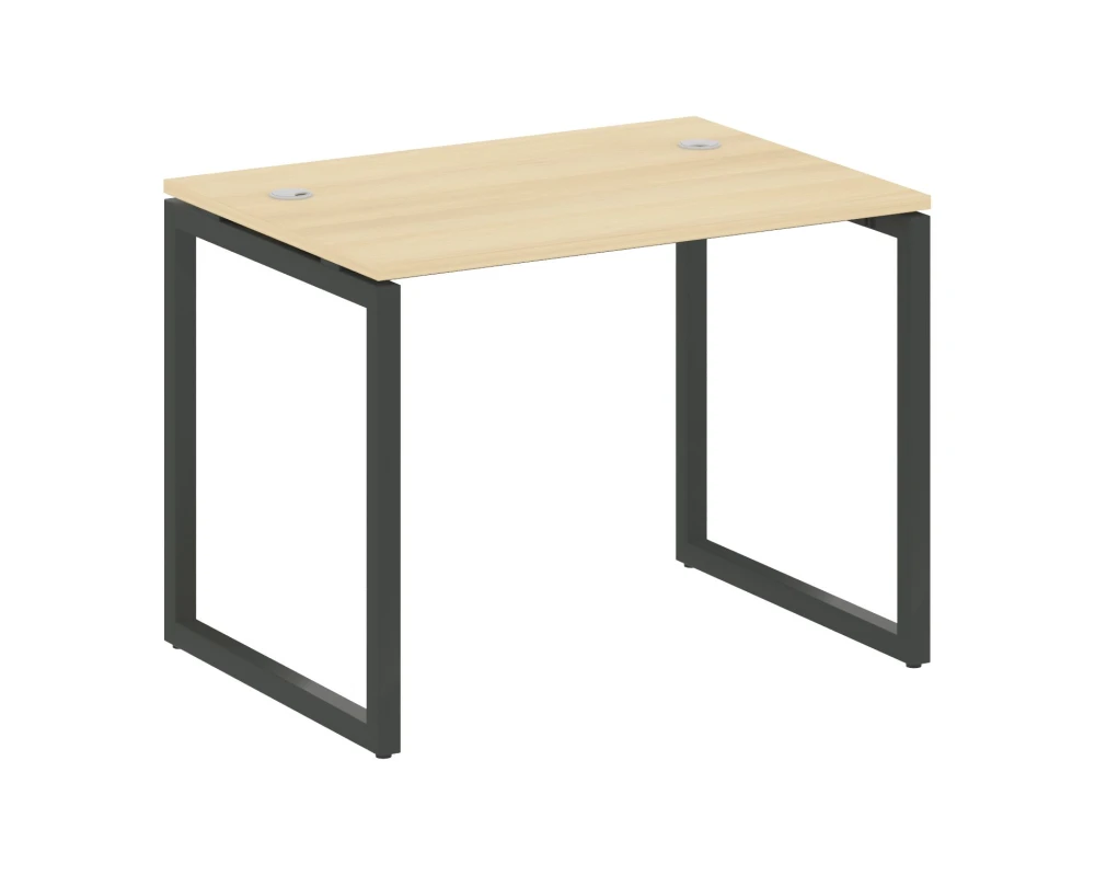Стол письменный на О-образном м/к 1000x720x750 Метал Систем Куатро 4х4 / Metal System Quattro 4x4