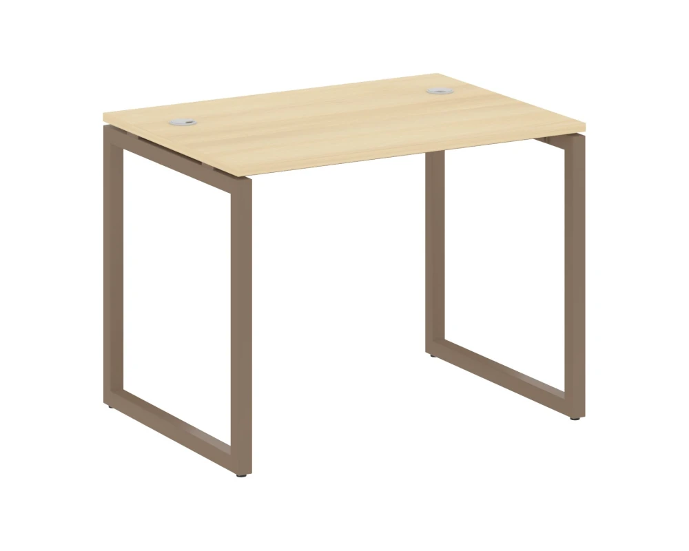 Стол письменный на О-образном м/к 1000x720x750 Метал Систем Куатро 4х4 / Metal System Quattro 4x4