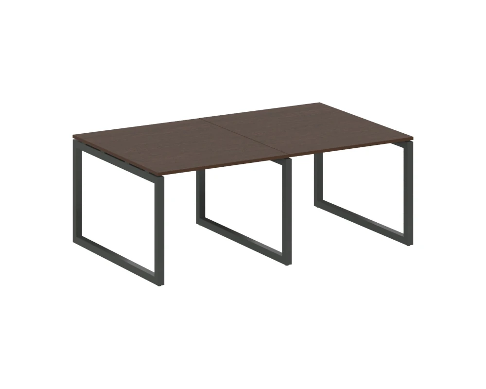 Переговорный стол (2 столешницы) на О-образном м/к 2000x1235x750 Метал Систем Куатро 5x5 / Metal System Quattro 5x5