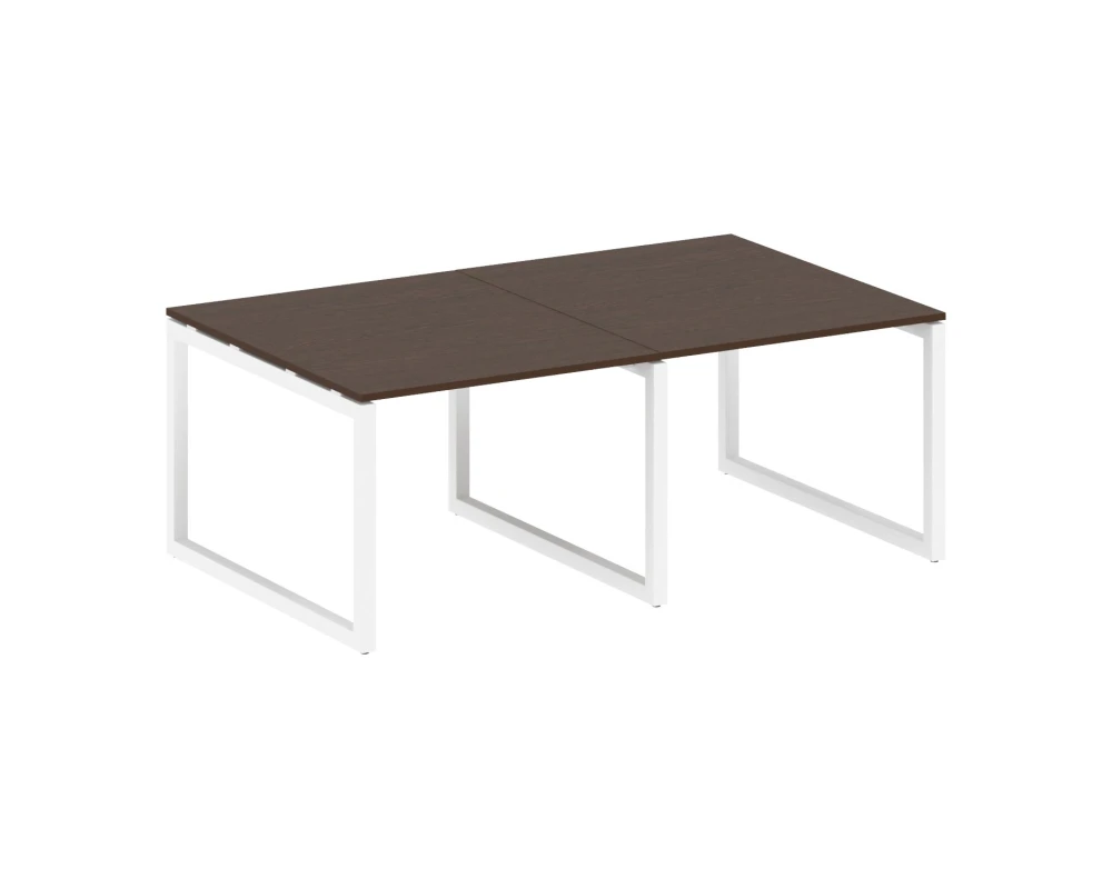 Переговорный стол (2 столешницы) на О-образном м/к 2000x1235x750 Метал Систем Куатро 5x5 / Metal System Quattro 5x5